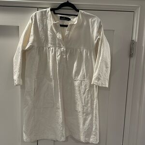 Pomander Place long sleeve white dress